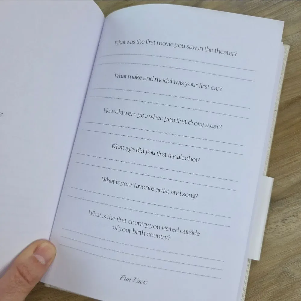 🔸️⏭️NIB Hardcover Linen Dad's Story Keepsake Journal